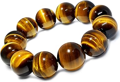 Amazon.co.jp: [GELLVO] タイガーアイ ブレスレット 虎目がより濃い